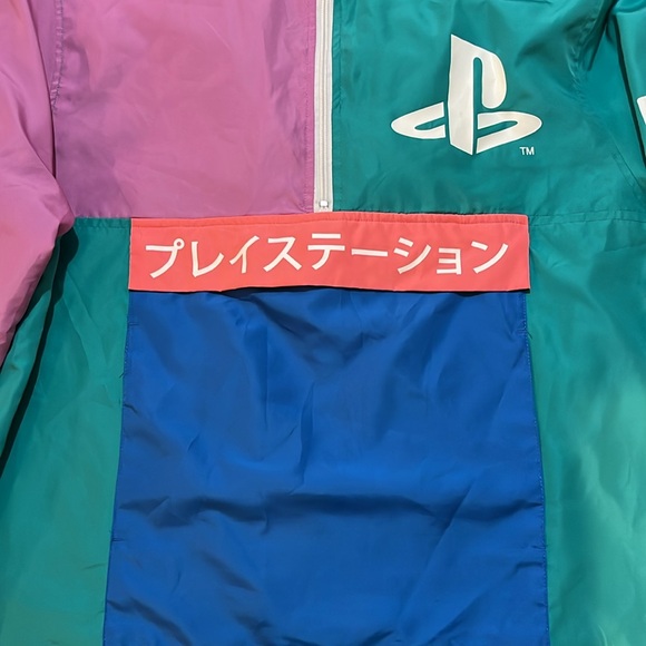 Sony PlayStation Vintage Retro Windbreaker Jacket Large - Picture 3 of 7